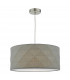 Cylindrical Easy Fit Pendant Grey