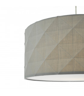 Cylindrical Easy Fit Pendant Grey