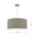 Cylindrical Easy Fit Pendant Grey
