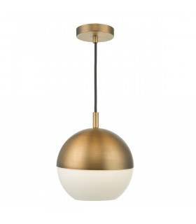Dome Pendant Light Aged Brass, 1x E27