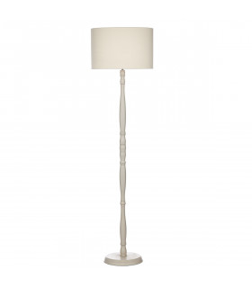 Floor Lamp Cream complete with Round Shade