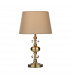 Touch Table Lamp Antique Brass complete with Round Tapered Shade