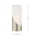 Cylindrical Touch Table Lamp Satin Nickel