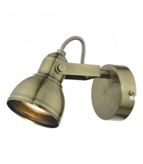 Single Spotlight Antique Brass