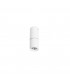 Integrated LED 1 Light Round Surface Mounted Downlight Matt White - Cool White - 1