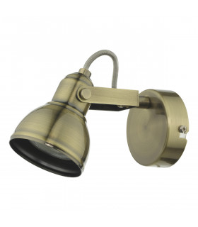 Single Spotlight Antique Brass
