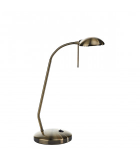 Task Table Lamp Antique Brass
