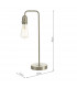 Table Lamp Satin Chrome