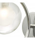 Wall Light Polished Brass With Clear, Opal Glass