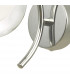 Wall Light Polished Brass With Clear, Opal Glass