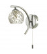 Wall Light Polished Chrome With Twisted Open Glass