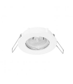 1 Light Recessed Downlight Matt White - 1