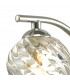 Wall Light Polished Chrome With Twisted Open Glass