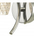 Wall Light Polished Chrome With Dimpled Glass