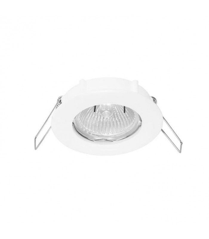 1 Light Recessed Downlight Matt White - 1