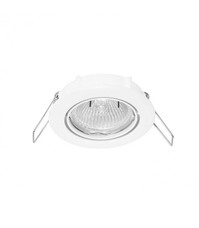 1 Light Recessed Downlight Matt White - 1