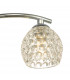 Semi Flush Ceiling Light Light Polished Chrome With Dimpled Glass, 3x G9