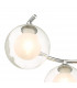 Semi Flush Ceiling Light Light Polished Chrome With Clear, Opal Glass, 6x G9
