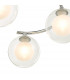 Semi Flush Ceiling Light Light Polished Chrome With Clear, Opal Glass, 6x G9