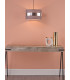 Cylindrical Easy Fit Grey Shade with Chrome Band