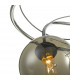 Semi Flush Ceiling Light Light Polished Chrome With Smoked Glass, 3x G9