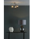 Semi Flush Ceiling Light Light Polished Chrome With Smoked Glass, 3x G9