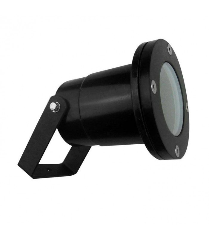 1 Light Outdoor Spotlight Black IP65 - 1