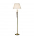 Floor Lamp complete with Round Tapered Shade Antique Brass