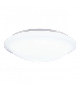 Simple Round White Acrylic Flush Ceiling Light IP44