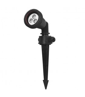 1 Light Outdoor Spotlight Black IP65 - 1