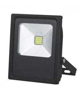LED 1 Light Flood Light Outdoor Spotlight Black IP65 - 1