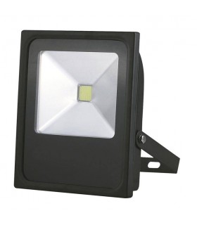 LED 1 Light Flood Light Outdoor Spotlight Black IP65 - 1