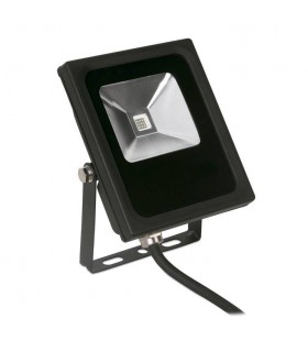 LED 1 Light Flood Light Outdoor Spotlight Black IP65 - 1