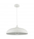 Dome Single Pendant Light White, 1x E27