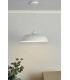 Dome Single Pendant Light White, 1x E27