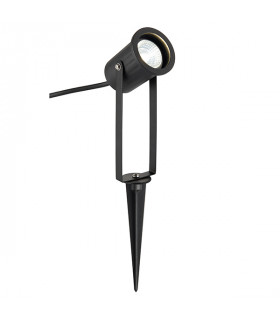 Outdoor 12W LED Spike Light Matt Black 4000K, IP65