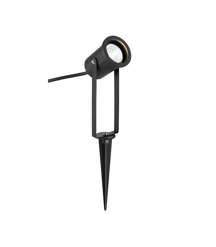 Outdoor 12W LED Spike Light Matt Black 4000K, IP65