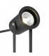 Outdoor 12W LED Spike Light Matt Black 4000K, IP65