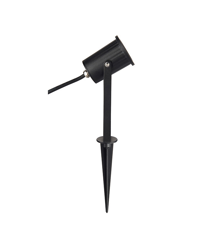 Outdoor 12W LED Spike Light Matt Black 4000K, IP65