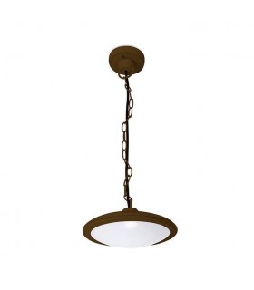 LED Outdoor Ceiling Pendant Light Brown IP44 - 1