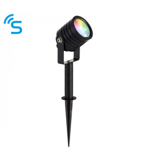 Outdoor Integrated LED 2.5W Spike Light Black, IP65 - 1