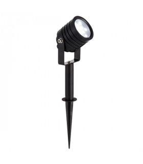 Outdoor Integrated LED 2.5W Spike Light Black, IP65 - 2