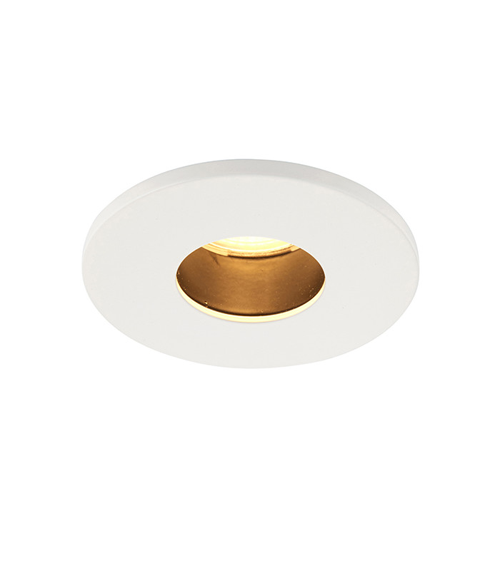 Fire Rated GU10 Recessed Downlight, Matt White - 2