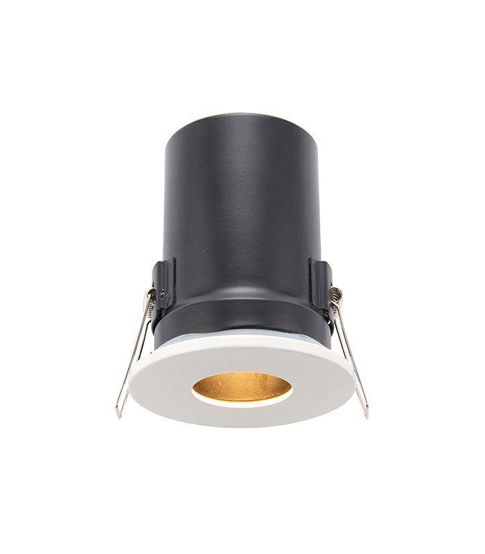 Fire Rated GU10 Recessed Downlight, Matt White - 5