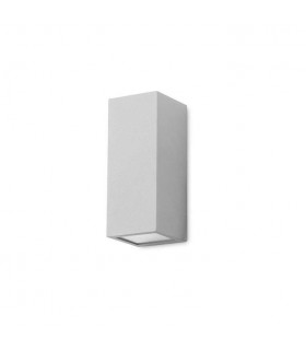 2 Light Outdoor Wall Light Grey IP44 - 1