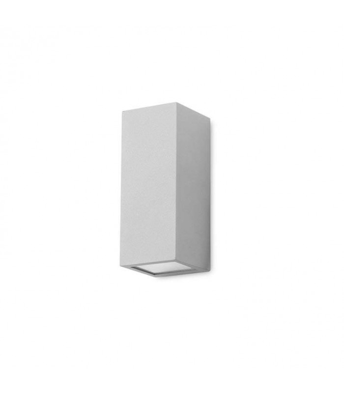 2 Light Outdoor Wall Light Grey IP44 - 1