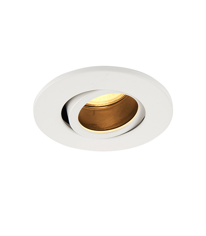 Fire Rated GU10 Recessed Downlight, Satin Nickel - 2
