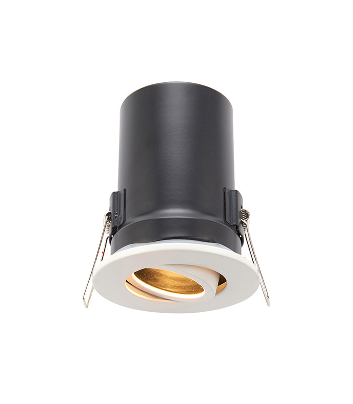 Fire Rated GU10 Recessed Downlight, Satin Nickel - 5