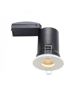 Fire Rated GU10 Recessed Downlight, Chrome - 1