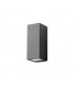 2 Light Outdoor Wall Light Black IP44 - 1